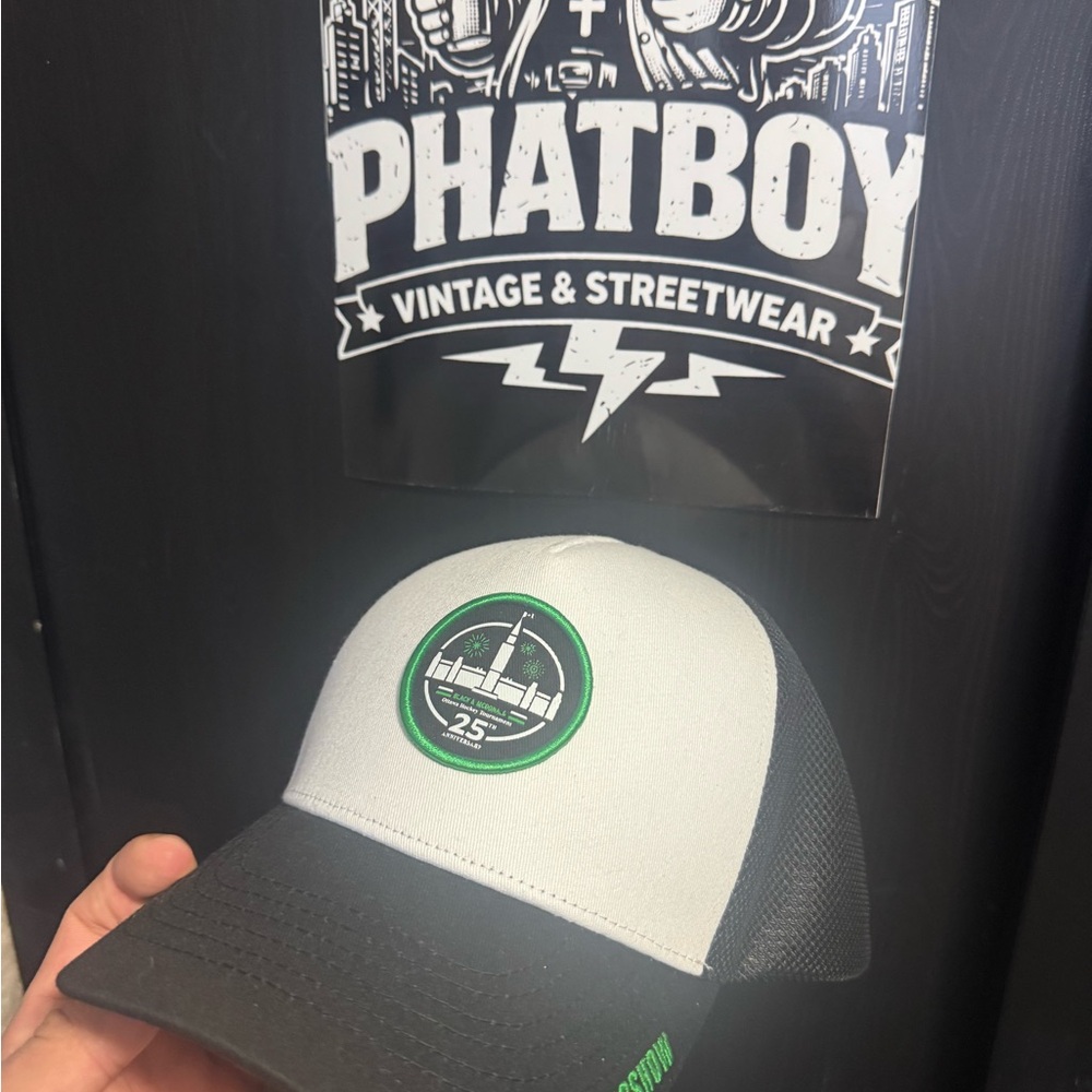Gongshow Gray & Black Trucker Cap with Green Accent